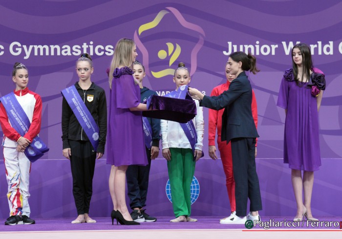 Cluj Napoca (ROU) - Mondiale Junior GR 2023 - All Around squadra e individualiste